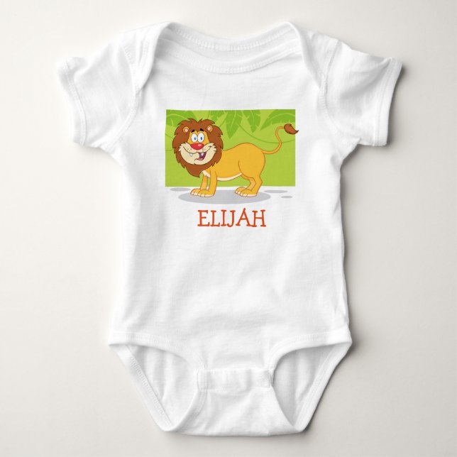 ELIJAH baby boy name clothing gift Baby Bodysuit (Front)