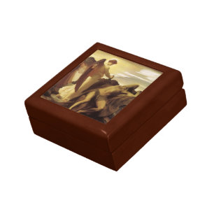 Elijah in Wilderness by Lord Frederic Leighton Jewelry Box