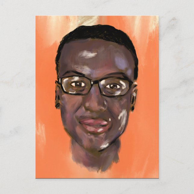 elijah mcclain painting postcard (Front)