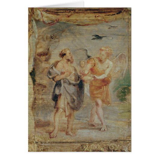 Elijah Receiving Bread and Water from an Angel (Front)