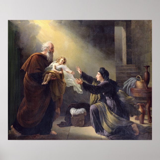 Elijah Resuscitating the Son Poster (Front)