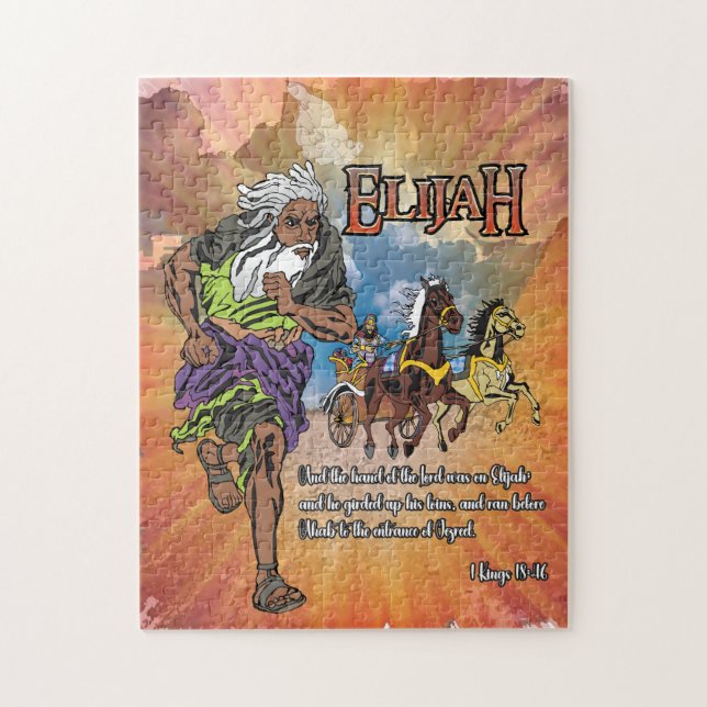 Elijah Runs Jigsaw Puzzle (Vertical)