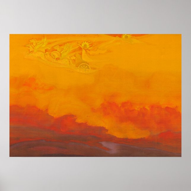 Elijah the Prophet by Nicholas Roerich Poster (Front)