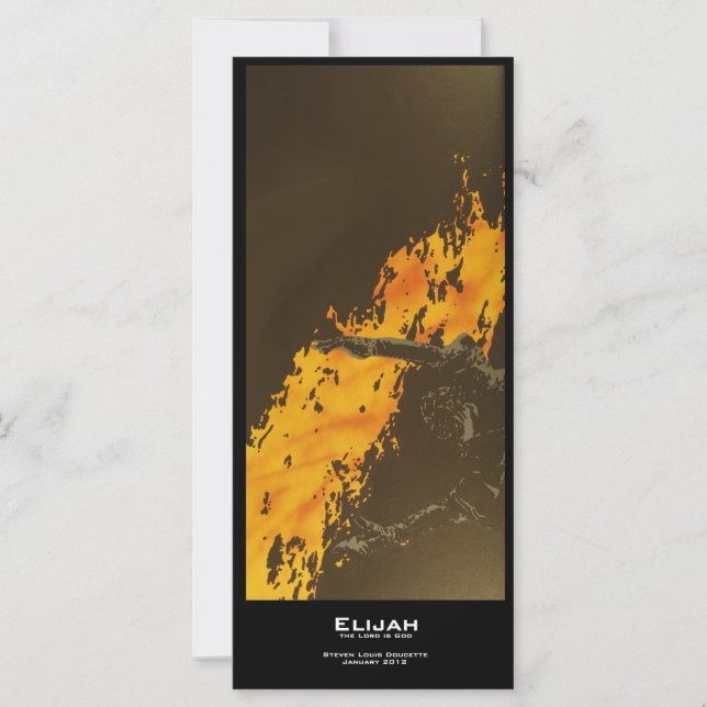 "Elijah" Value Bookmarks (Front)