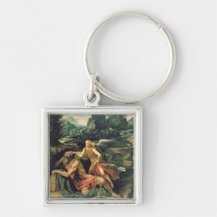 Elijah Visited by an Angel, c.1534 Keychain