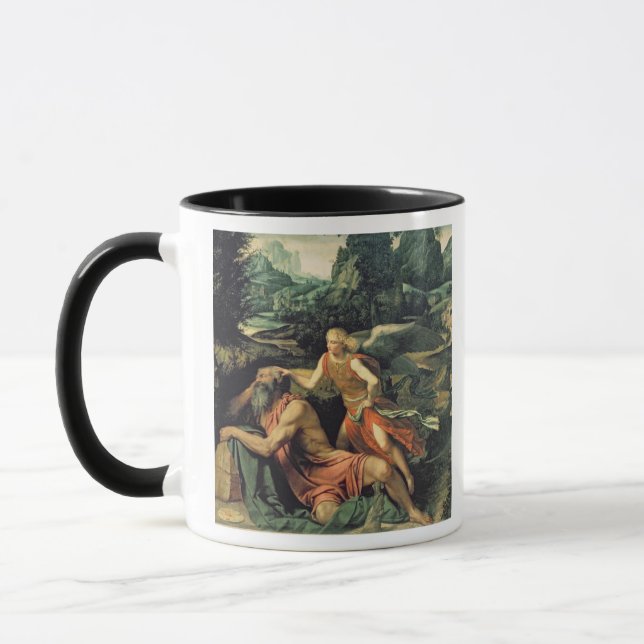 Elijah Visited by an Angel, c.1534 Mug (Left)