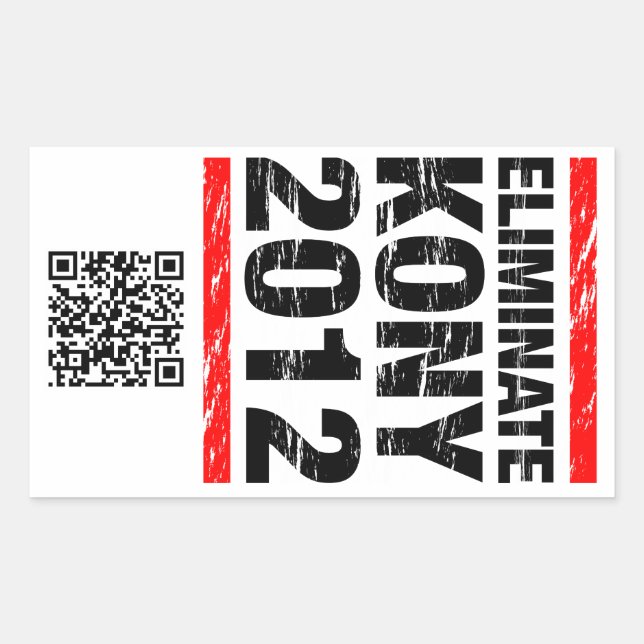 Eliminate Kony 2012 Sticker (Front)