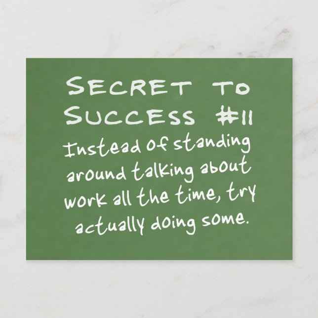 Eliminate Pointless Status Updates Postcard (Front)