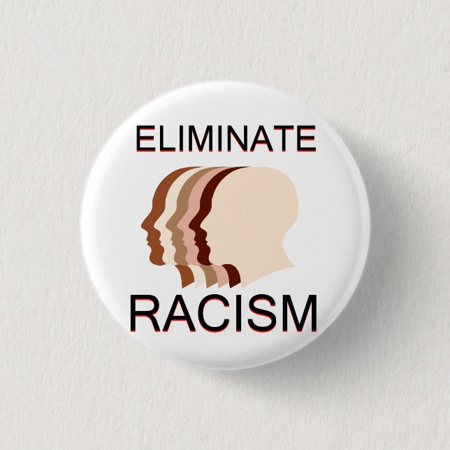 Eliminate racism button (Front)