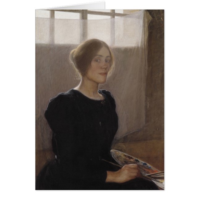 Elin Danielson-Gambogi Self-portrait 1900 Cards (Front)