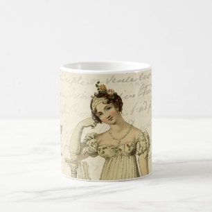 Elinor, Jane Austen, Book lovers, cream Coffee Mug