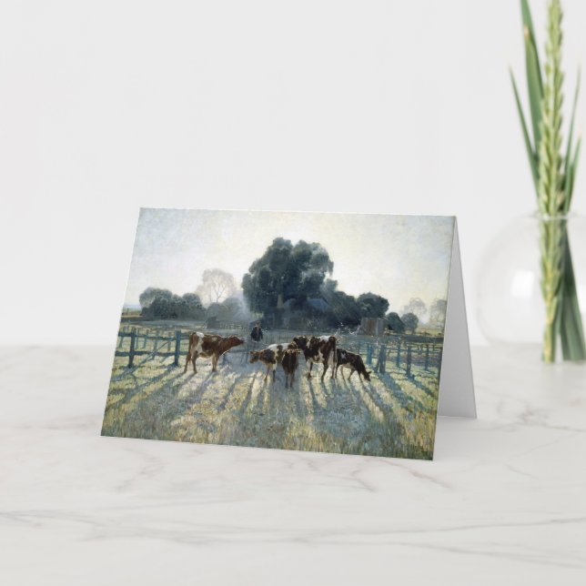 Elioth Gruner Spring Frost Card (Front)