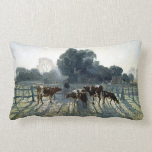 Elioth Gruner Spring Frost Lumbar Pillow
