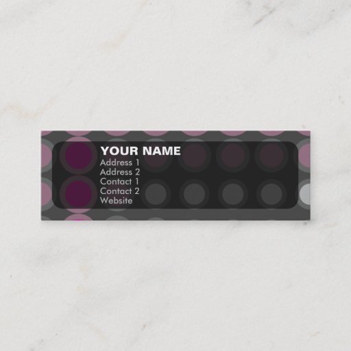Customizable elipses business card templates