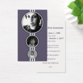 elipses purple memorial cards (Desk)