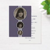elipses purple memorial cards (Desk)