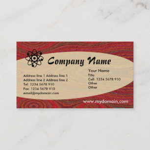 Eliptical - Aztec Cave Drawing Business Card