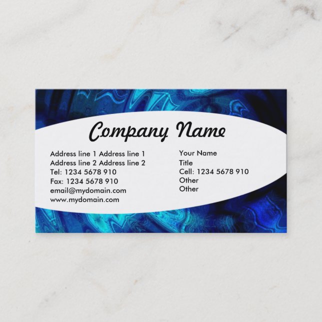 Eliptical - Roman Baths Business Card (Front)
