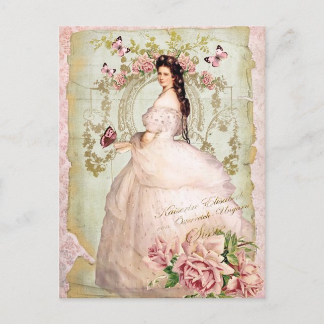 Elisabeth of Bavaria, Empress of Austria Sissi Postcard (Front)