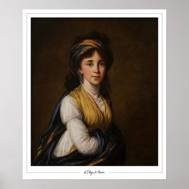 Élisabeth Vigée Le Brun Zedign Art Poster #1 (Front)