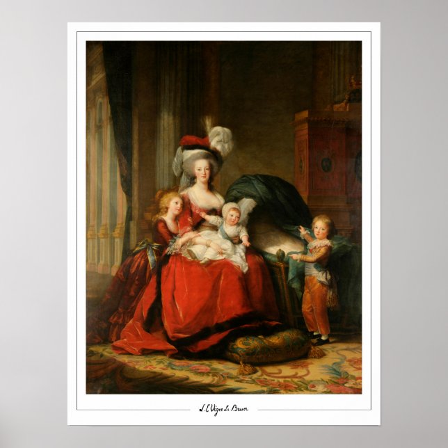 Élisabeth Vigée Le Brun Zedign Art Poster #12 (Front)