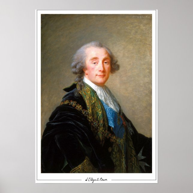 Élisabeth Vigée Le Brun Zedign Art Poster #204 (Front)