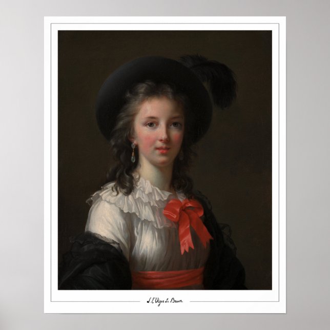 Élisabeth Vigée Le Brun Zedign Art Poster #7 (Front)
