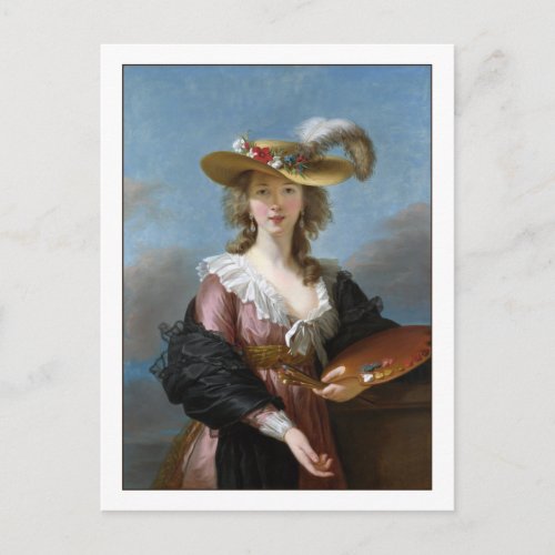 Elisabeth Vigee Lebrun Fine Art Self Portrait Postcard