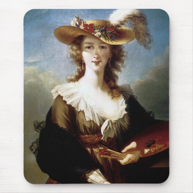 Elisabeth Vigee-Lebrun Self Portrait Mouse Pad (Front)
