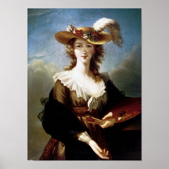 Elisabeth Vigee-Lebrun Self Portrait Poster (Front)
