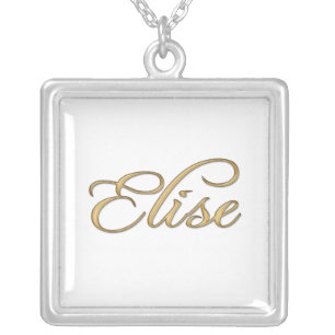 ELISE Name-Branded Gift Pendant Necklace