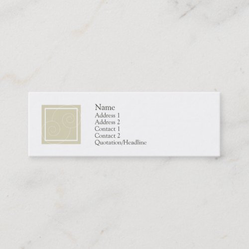 Elise - Tan Business Card Templates