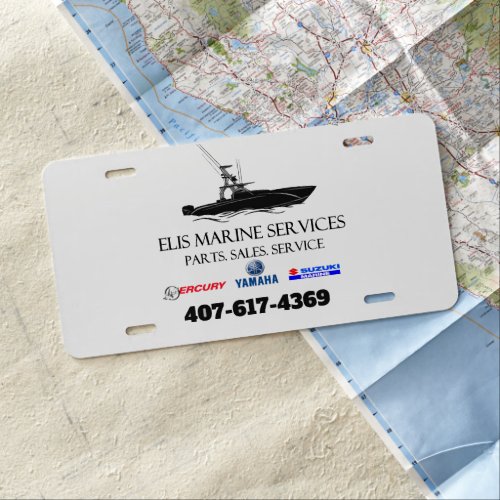 ELISMARINESERVICES LISCENSE PLATE TAGS