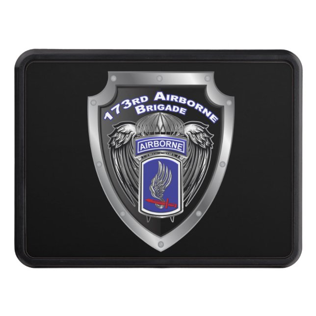 Elite 173rd Airborne Brigade Combat Team Hitch Cov Hitch Cover (Front)