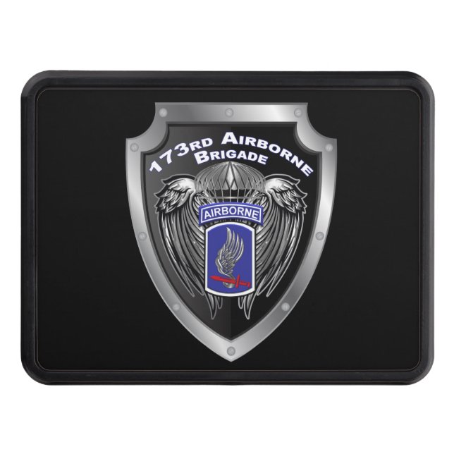 Elite 173rd Airborne Brigade Combat Team Hitch Cover (Front)