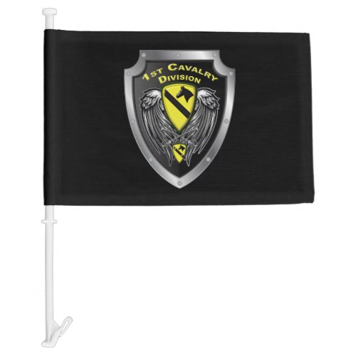 Elite 1st Cavalry Division Car Flag