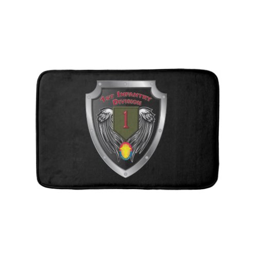 Elite 1st Infantry Div Big Red One Bath Mat