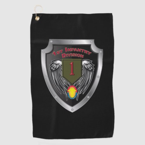 Elite 1st Infantry Division Big Red One Golf Towel