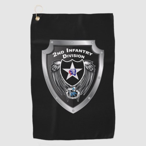 Elite 2nd Infantry Division Indianhead Division Golf Towel