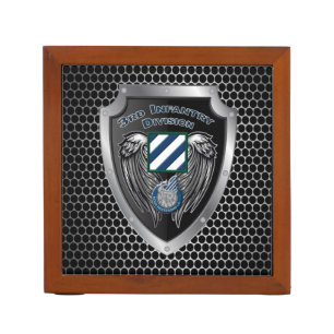 Elite 3rd Infantry Division “Rock of the Marne” Desk Organizer