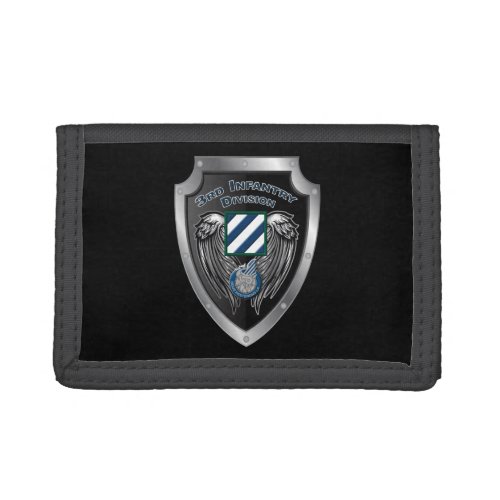 Elite 3rd Infantry Division Trifold Wallet