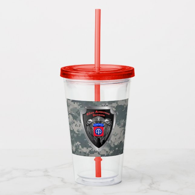 Elite 82nd Airborne Division Acrylic Tumbler (Front)