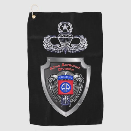 Elite 82nd Airborne Division All The Way Golf Towel