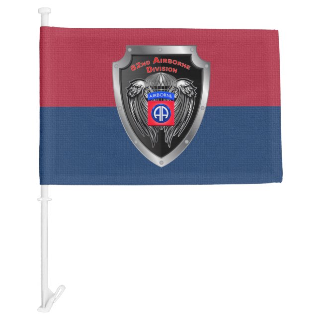 Elite 82nd Airborne Division Car Flag (Front)