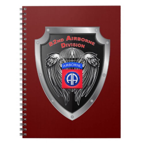 Elite 82nd Airborne Division Notebook