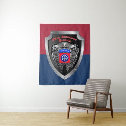 Elite 82nd Airborne Division Tapestry