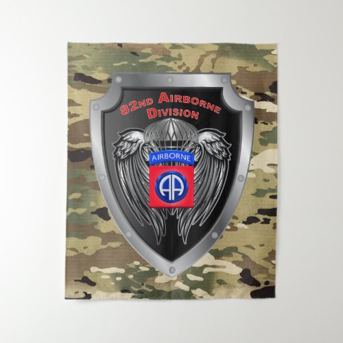 Elite 82nd Airborne Division Tapestry