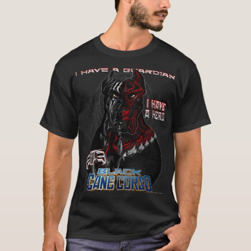 Elite Black Cane Corso Hero T_Shirt