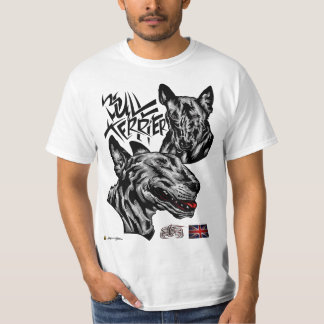 ElitE Bull Terrier Thinking Heads T-Shirt