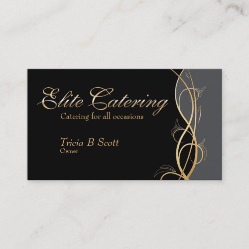 Elite Catering - custom Business Cards